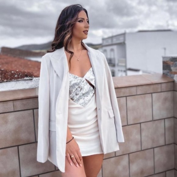 BLOGGER'S FAVE! Zara Satin Mini Dress Sz XS, S, L NWT - Picture 11 of 16